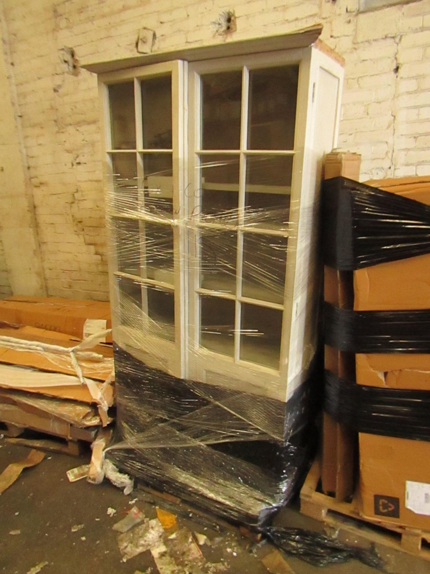 | 7X | PALLETS OF SWOON SALVAGE FURNITURE, TYPICAL ITEMS INCLUDE SIDE BOARDS AND MEDIA UNITS TO SIDE - Image 3 of 7