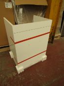 Roca - Maxi Wall-Hung Base Unit with 2 Drawers 500mm Gloss White - New & Boxed.