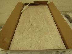 10x Packs of 5 Conglomerate warm Sands Matt Finish 300x600 wall and Floor Tiles By Johnsons, New,