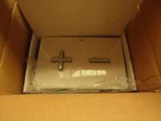 Roca PL6 dual combi flush plate, new and boxed.