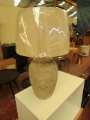 | 1X | COX & COX CONCRETE BASE WITH SHADE63 CM  LAMP RRP £125  | LOOKS NEW NO GUARANTEE