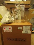 | 1X | COX & COX ALIS GLASS LIGHT PENDANT RRP £65 BOXED  | LOOKS NEW NO GUARANTEE | RRP £65 |