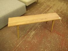 | 1X | COX & COX LONG ASH BENCH 120CM | LOOKS UNUSED (NO GUARANTEE) BOXED | RRP £275|