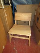 | 1X | COX AND COX FAUX LEATHER COUNTER HIGH STOOL |  LOOKS UNUSED NO GUARANTEE (NEEDS FIXINGS FOR