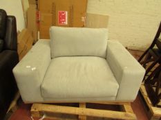| 1X | SWOON GREY ARM CHAIR | APPEARS TO HAVE NO MAJOR DAMAGE AND MAY CONTAIN A FEW MARKS | RRP - |