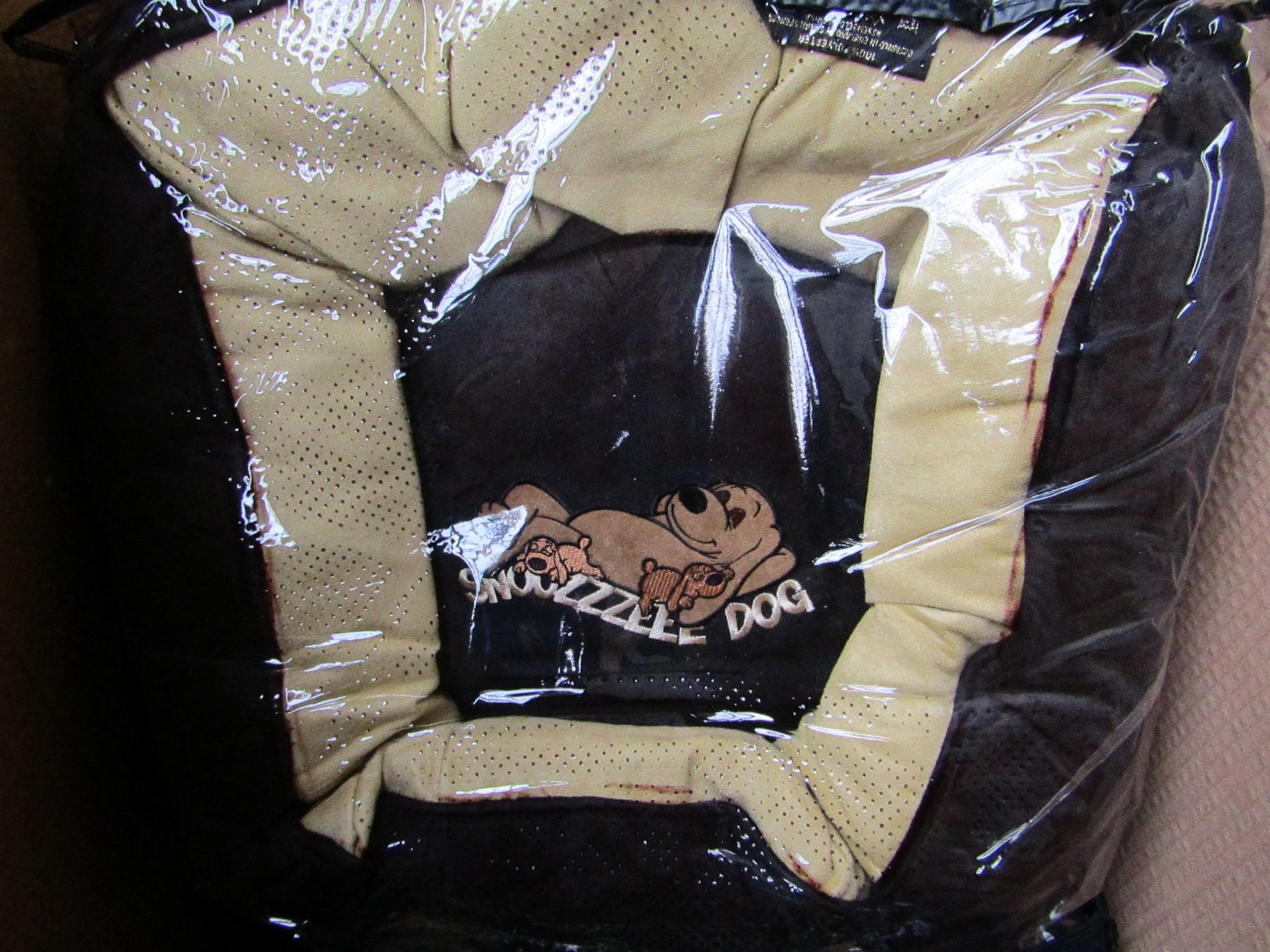 5x Snoozzzeee Dog - Black Donut Dog Bed (20") - All New & Packaged.