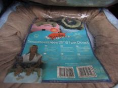 5x Snoozzzeee Cat - Baby Blue Donut Cat Bed - (20"/51cm) - All New & Packaged.