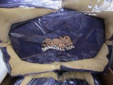 5x Snoozzzeee Dog - Purple Bow Dog Bed (19") - New & Packaged.