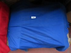 Box of approx 61 ST work wear Blue T-shirts, new, most appear to be size XXL