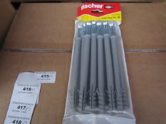 5x Fischer - Frame Fixing 10 x 140 (Packs of 12) - New & Packaged.
