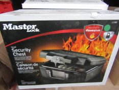 Master - Small Security Chest (Protected By SentrySafe) 5.2L - New.