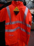 LYNGSOE - Rainwear Microflex - Winter Jacket Hi-Viz Orange - Size XX Large - Brand New & Packaged.