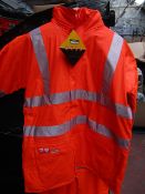 LYNGSOE - Rainwear Microflex - Winter Jacket Hi-Viz Orange - Size Large - Brand New & Packaged.