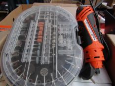 | 1X | RENOVATOR TWIST A SAW WITH ACCESSORY KIT | TESTED AND WORKING BUT WE HAVEN'T CHECKED IF ALL