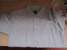 Box of Approx 30 ST - Grey Work Shirts - Size Small - Boxed.