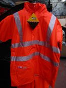 LYNGSOE - Rainwear Microflex - Winter Jacket Hi-Viz Orange - Size Large - Brand New & Packaged.