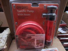 Stag Tools Transfer pump with hoses, unused, the packaging may be dirty.