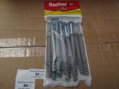 5x Fischer - Throughbolt 10 x 96 (Packs of 5) - New & Packaged.