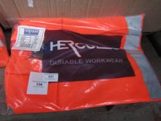 Hercules - Hi-Viz work jacket - Size 3XL - New & Packaged.