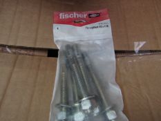 5x Fischer - ThroughBolt 12 x 115 (Packs of 5) - New & Packaged.
