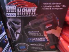 | 1X | AIR HAWK MAX CORDLESS TYRE INFLATOR | REFURBISHED AND BOXED | NO ONLINE RE-SALE | SKU