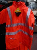 LYNGSOE - Rainwear Microflex - Winter Jacket Hi-Viz Orange - Size XX Large - Brand New & Packaged.