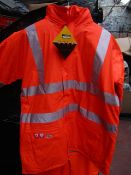LYNGSOE - Rainwear Microflex - Winter Jacket Hi-Viz Orange - Size XX Large - Brand New & Packaged.
