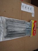 5x Fischer - Frame Fixing 8 x 100 (Packs of 10) - New & Packaged.