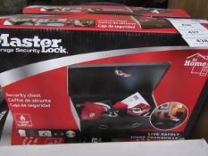 Master - Security Storage Box (with Key) - New.