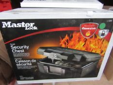 Master - Small Security Chest (Protected By SentrySafe) 5.2L - New.