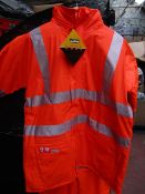 LYNGSOE - Rainwear Microflex - Winter Jacket Hi-Viz Orange - Size XX Large - Brand New & Packaged.