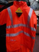 LYNGSOE - Rainwear Microflex - Winter Jacket Hi-Viz Orange - Size Medium - Brand New & Packaged.