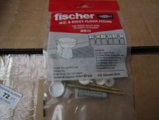5x Fischer - W.C. & Biget Floor Fixing (Pack of 2) - New & Packaged.