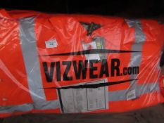 Hercules - Orange Hi-Viz work jacket - Size 4XL - New & Packaged.