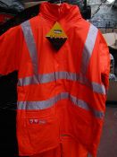 LYNGSOE - Rainwear Microflex - Winter Jacket Hi-Viz Orange - Size Medium - Brand New & Packaged.
