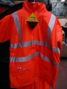 LYNGSOE - Rainwear Microflex - Winter Jacket Hi-Viz Orange - Size Large - Brand New & Packaged.
