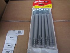 5x Fischer - Frame Fixing 10 x 140 (Packs of 12) - New & Packaged.