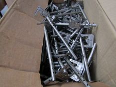 Box of Approx 250 Insulation Fixing (Metal) Stainless steel - Size 4 x 140mm - All Boxed.