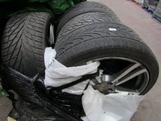 Recently Been Removed from Porsche Cayenne Turbo, the tyres are in various conditions ranging from