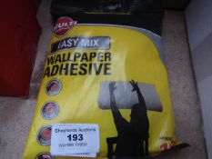 1x Stanley Easy mix wall paper adehsive each bag hangs up to 10 rolls - New.