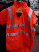 LYNGSOE - Rainwear Microflex - Winter Jacket Hi-Viz Orange - Size Large - Brand New & Packaged.