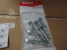 5x Fischer - Frame Fixing 8 x 100 (Packs of 16) - New & Packaged.