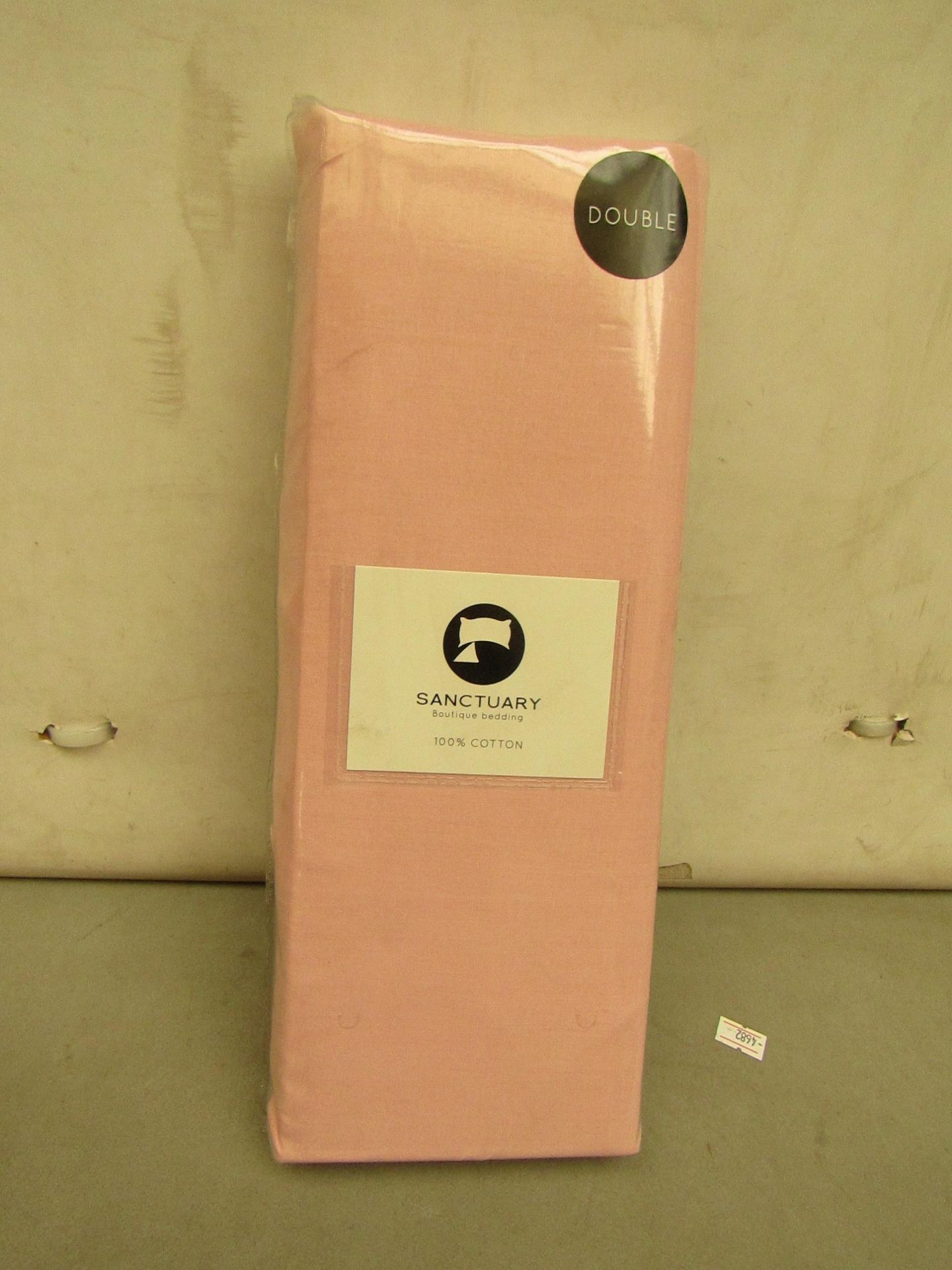 Sanctuary Blush Double Fitted Sheet. New & Packaged