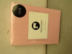 Pair of Sanctuary Blush Pillowcases. New & Packaged