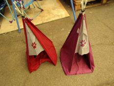 2x Cat Teepees - Good Condition.