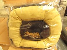 Snoozzzeee Dog - Black Donut Dog Bed (20") - New & Packaged.