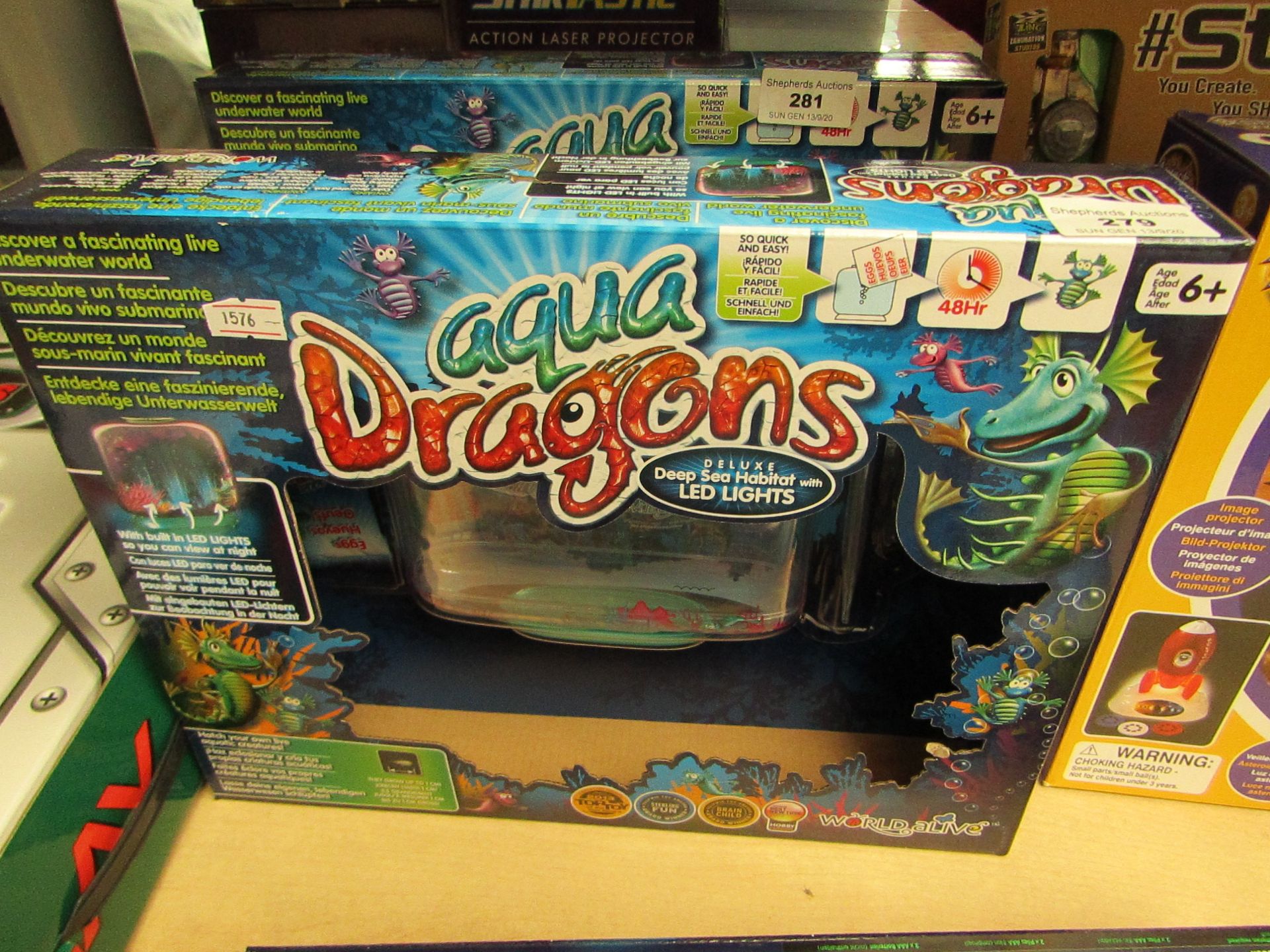 Aqua Dragon - Deep Sea Habitat with LED Lights - Boxed.