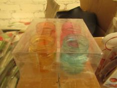 4 packs of 4 Mason Shot Glasses. New & Packaged