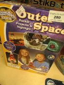 Brainstorm - Outer Space Rocket Projector & Nightlight - Boxed.