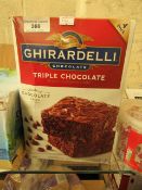 Ghirardelli Triple Chocolate Brownie Mix. BB 11/21. 2.26g.